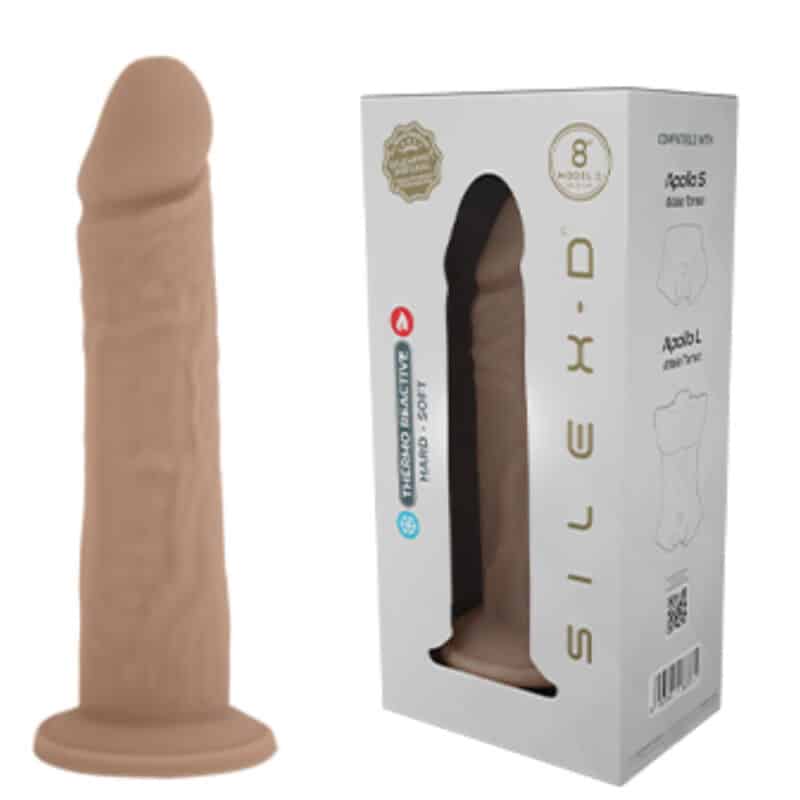 Silexd - Modelo De Pênis Realista 8 Silicone Líquido 20,6 Cm - Image 5