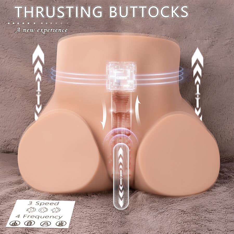 Xise - Ethel Thrusting Masturbador Vagina Realista Com Vibração Multi-Posições - Image 18