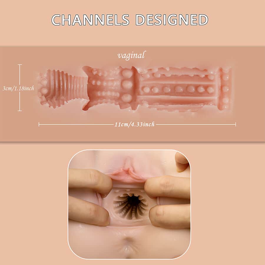 Xise - Ethel Thrusting Masturbador Vagina Realista Com Vibração Multi-Posições - Image 19