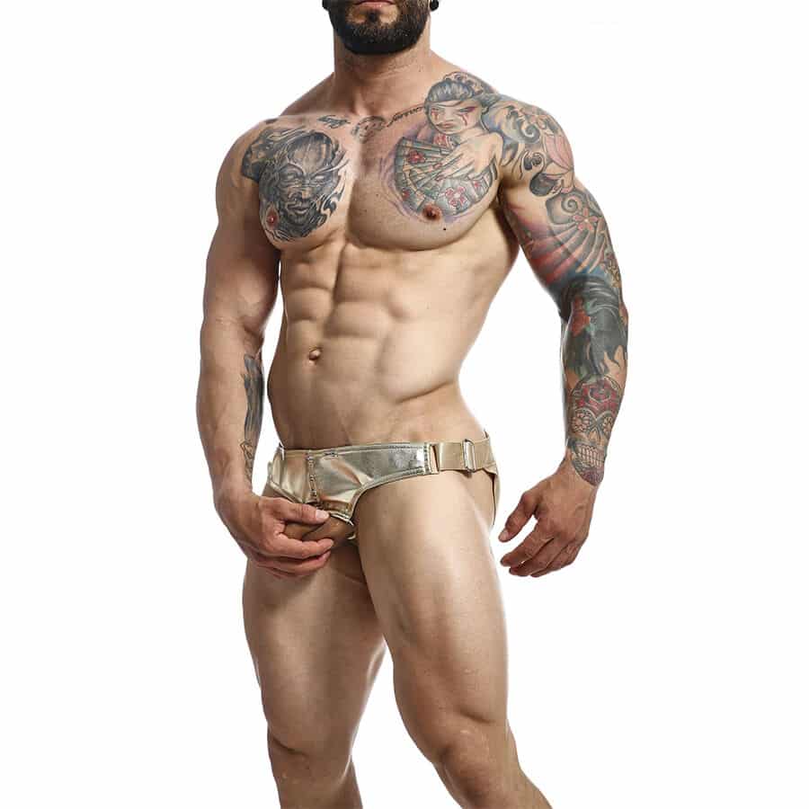Mob - Dngeon Jockstrap Anel De Pé Dourado Tamanho Único - Image 2