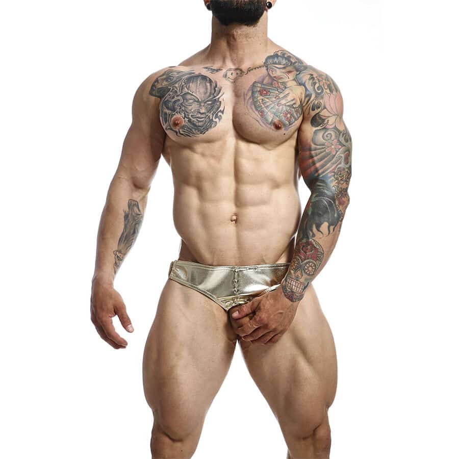 Mob - Dngeon Jockstrap Anel De Pé Dourado Tamanho Único