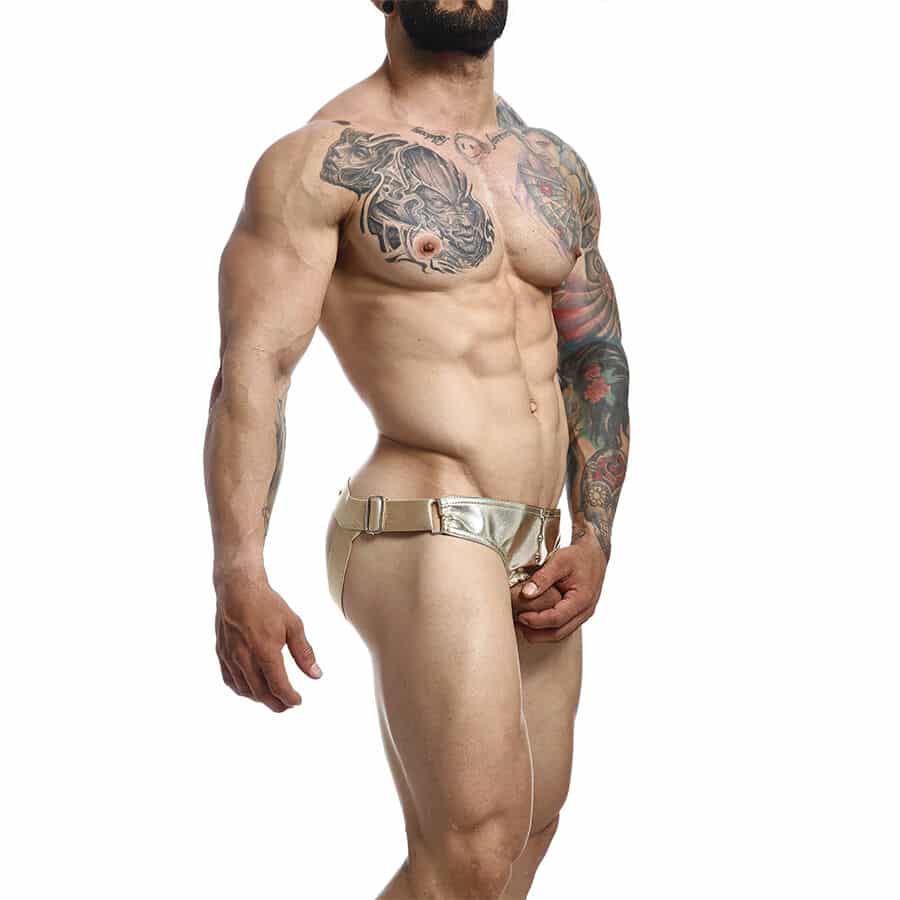 Mob - Dngeon Jockstrap Anel De Pé Dourado Tamanho Único - Image 3