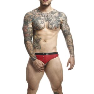 Mob - Dngeon Jockstrap Anel De Pénis Vermelho Tamanho Único