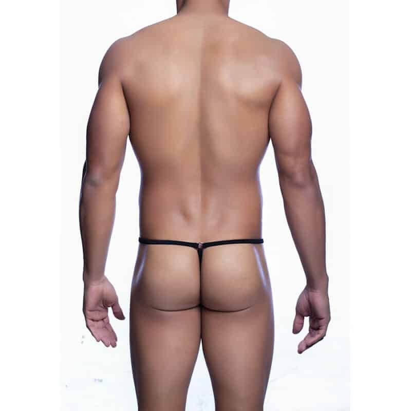 Mob - Tanga Preta Em Formato De Lágrimas Tamanho P/M - Image 3