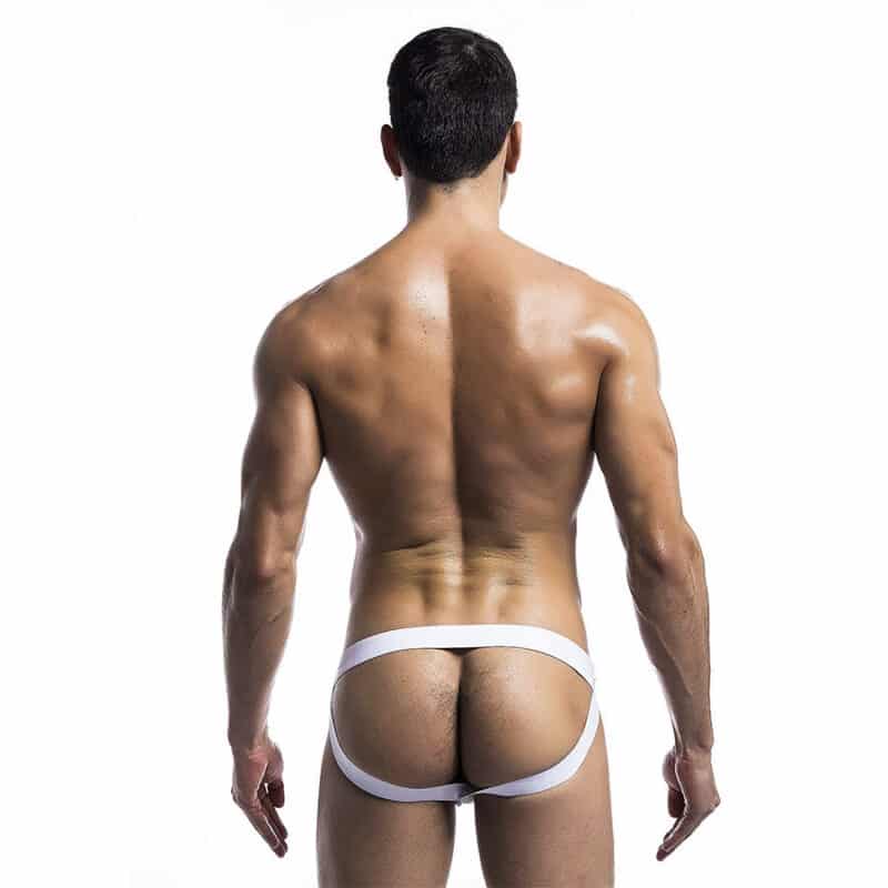 Mob - Maiô Jockstrap Branco Fetiche Tamanho M - Image 2