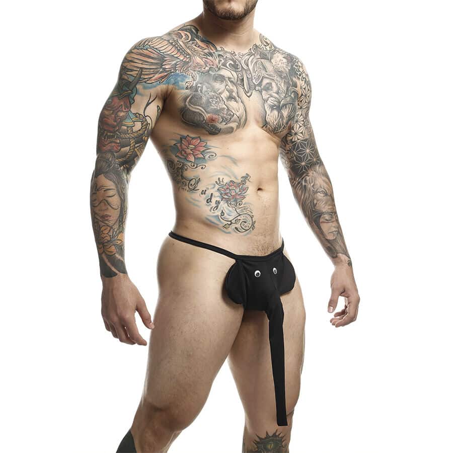 Mob - Tanga Elefante Preta Tamanho Único - Image 3