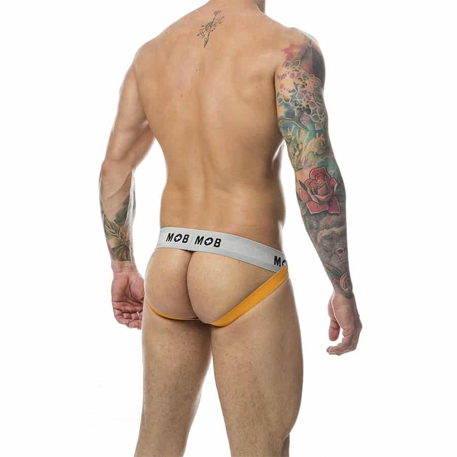 Mob - Calça Classic Jock Stripe Laranja Tamanho Xxl - Image 5
