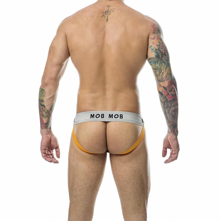 Mob - Calça Classic Jock Stripe Laranja Tamanho Xxl - Image 6