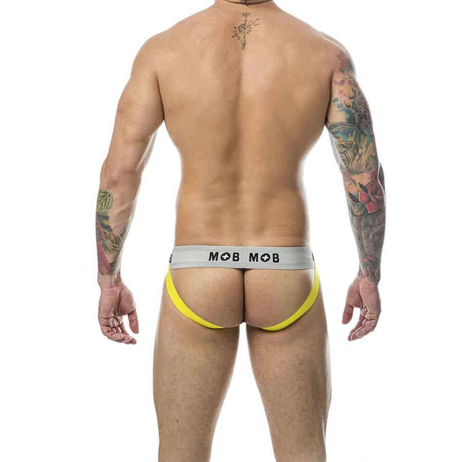 Mob - Calça Classic Jock Stripe Amarela Tamanho Xxl - Image 6