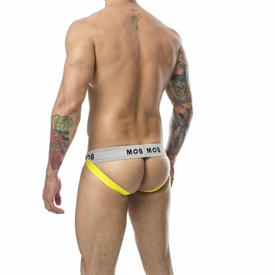 Mob - Calça Classic Jock Stripe Amarela Tamanho Xxl - Image 5