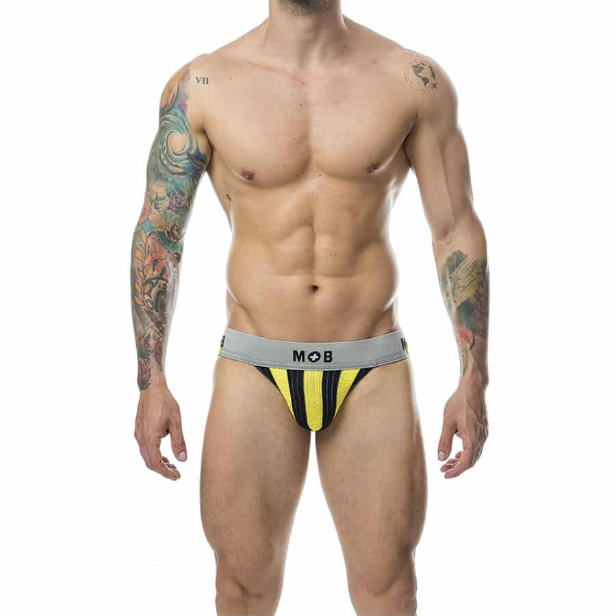 Mob - Calça Classic Jock Stripe Amarela Tamanho Xxl