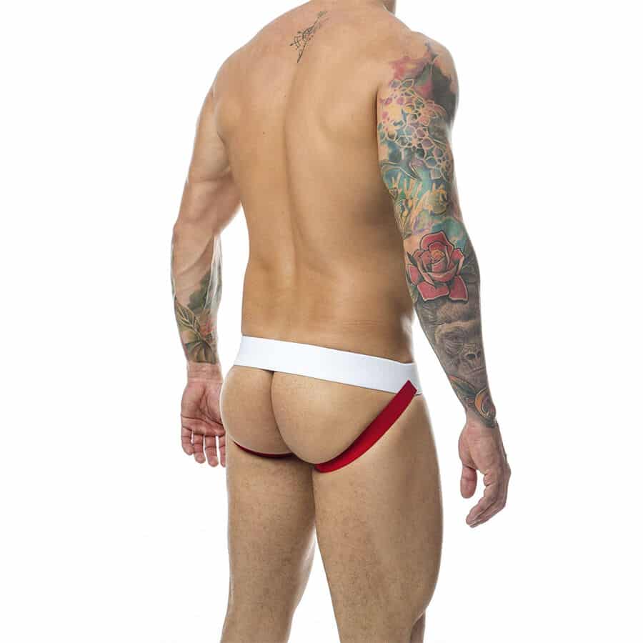 Mob - Calça Classic Jock Stripe Rainbow Tamanho P - Image 5