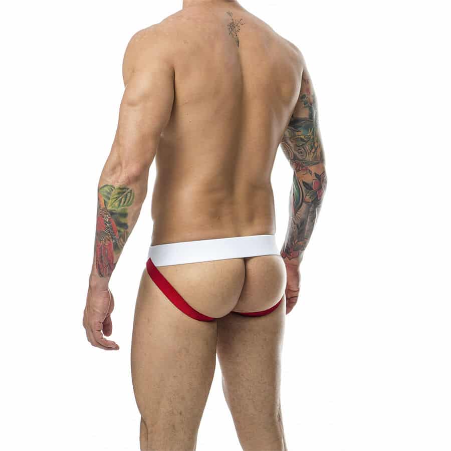 Mob - Calça Classic Jock Stripe Rainbow Tamanho M - Image 5