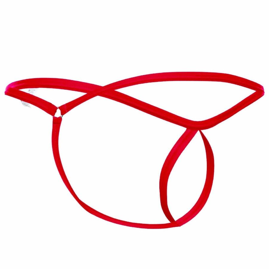 Mob - Tanga Vermelha Em Formato De Lágrimas Tamanho P/M - Image 4