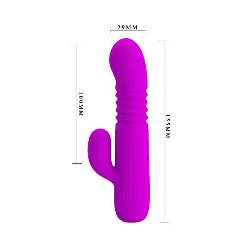 Prettylove - Leopold Vibrador con Función de Movimiento USB Silicona - Image 8