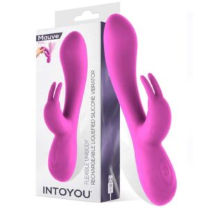 Intoyou - Mauve Vibrador Unibody Silicona Líquida USB Rosa