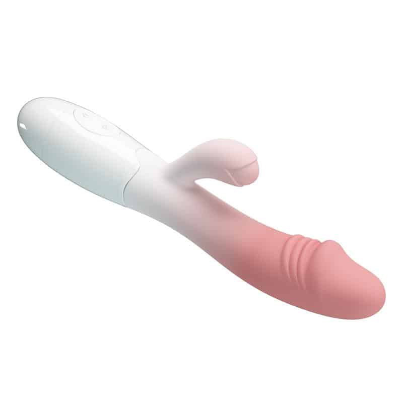 Prettylove - Snappy Vibrador Blanco y Rosa - Image 4