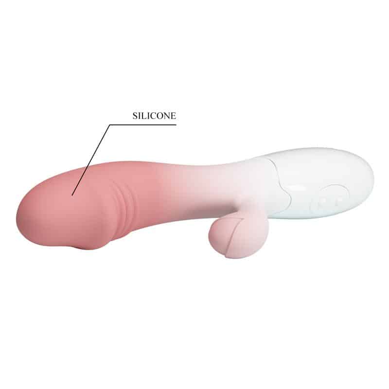 Prettylove - Snappy Vibrador Blanco y Rosa - Image 6