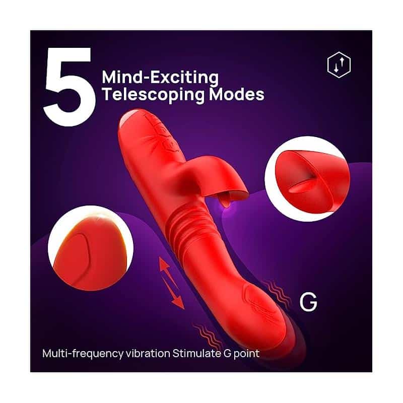 Engily Ross - Velvet Vibrador con Thrusting y Pulsación - Image 12