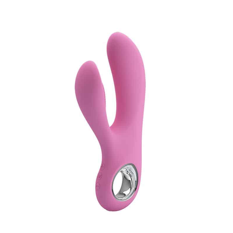 Prettylove - Vibrador Canrol USB Silicona Rosa Suave - Image 2