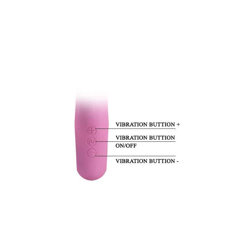 Prettylove - Vibrador Canrol USB Silicona Rosa Suave - Image 6