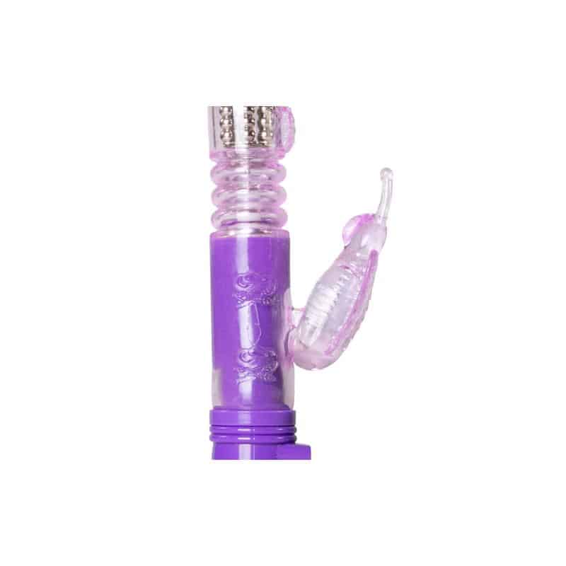 Easytoys - Vibrador con Mariposa - Púrpura - Image 2