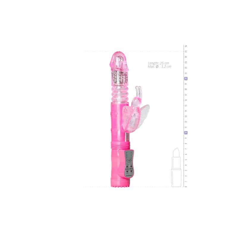 Easytoys - Vibrador de Conejito - Mariposa Rosa - Image 4