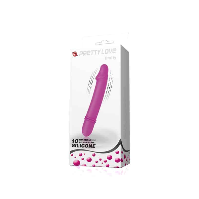 Prettylove - Vibrador Emili Color Rosa Clave 90 - Image 9