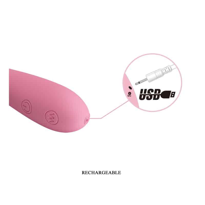Prettylove - Vibrador Gloria Color Rosa Claro - Image 7
