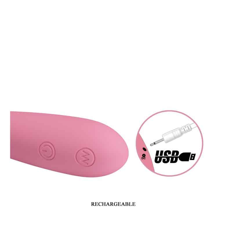 Prettylove - Vibrador Grace Color Rosa Claro CL50 - Image 7
