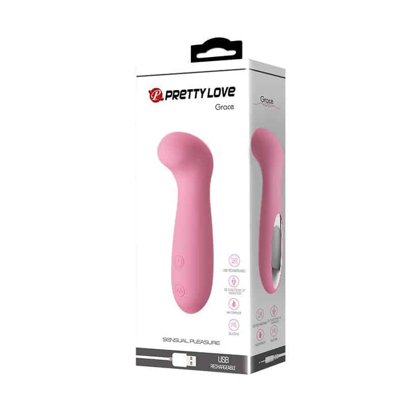 Prettylove - Vibrador Grace Color Rosa Claro CL50 - Image 9