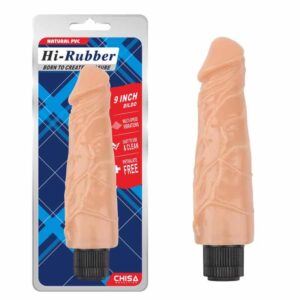 Chisa - Vibrador Hi-Rubber 9 Natural