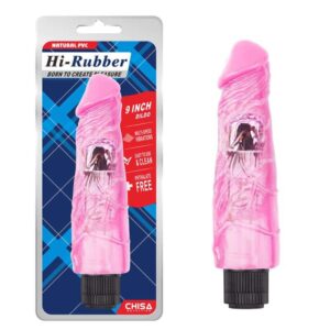 Chisa - Vibrador Hi-Rubber 9 Rosa