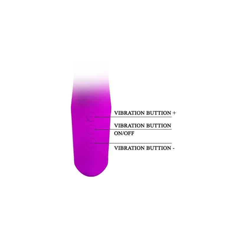 Prettylove - Vibrador Hot Rabbit Púrpura - Image 5