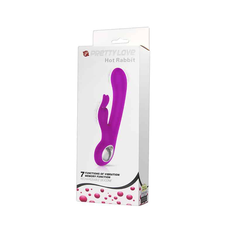 Prettylove - Vibrador Hot Rabbit Púrpura - Image 8