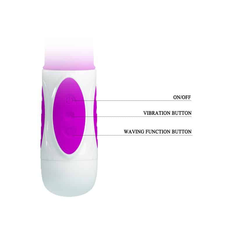 Prettylove - Vibrador Hugh Color Rosa - Image 6