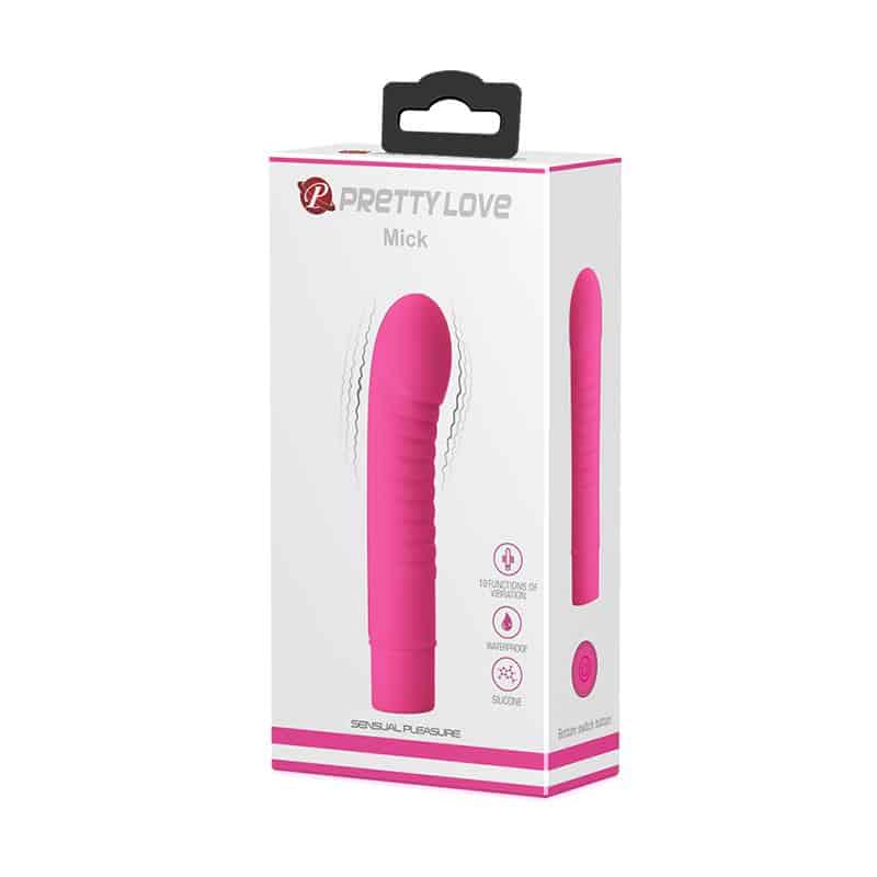 Prettylove - Vibrador Mick Silicona Rosa - Image 7