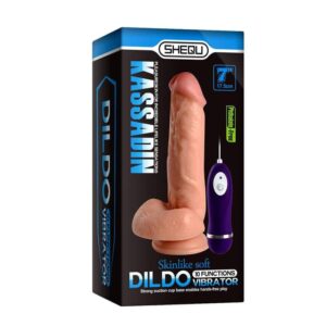 Shequ - Vibrador Realista Control Remoto Kassadin 17.5 cm