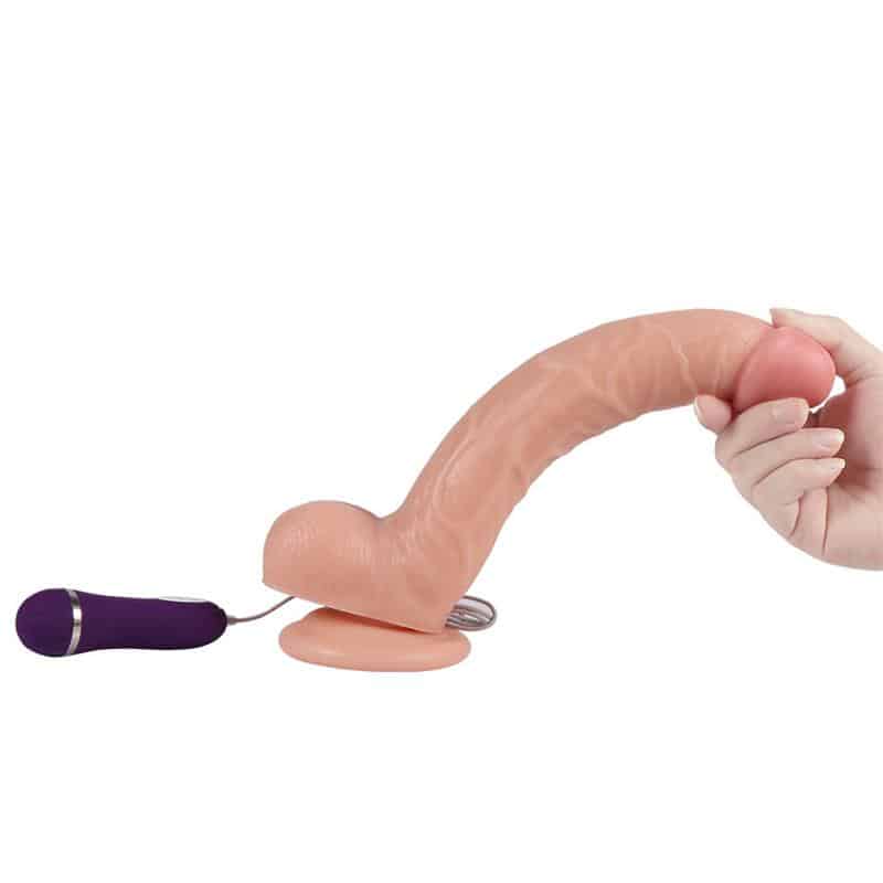 Shequ - Vibrador Realista Control Remoto Optimus 28 cm - Image 4