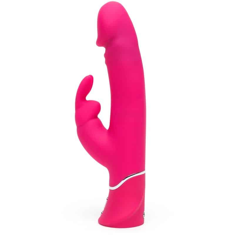 Happy Rabbit - Vibrador Realistic Dual Density Rabbit Rosa - Image 2