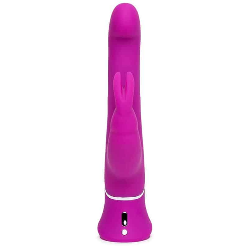 Happy Rabbit - Vibrador Rotador Beaded Punto-G Purpura - Image 2