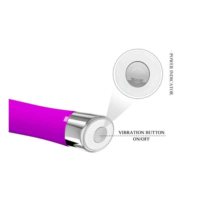Prettylove - Vibrador Sampson Silicona Purpura - Image 6