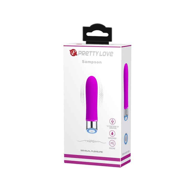 Prettylove - Vibrador Sampson Silicona Purpura - Image 9