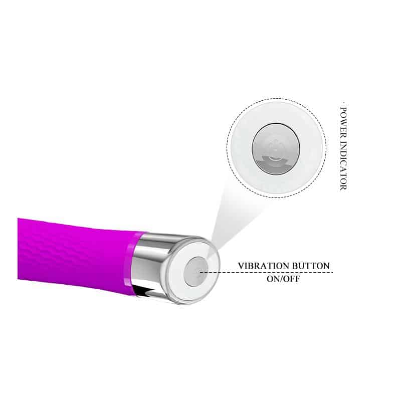 Prettylove - Vibrador Sebastian Silicona Purpura - Image 7