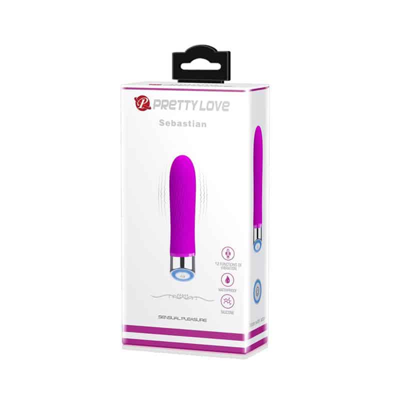 Prettylove - Vibrador Sebastian Silicona Purpura - Image 9