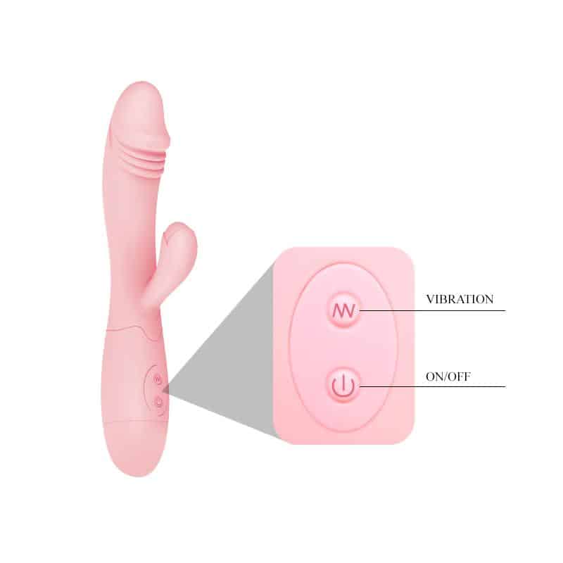 Prettylove - Vibrador Snappy Recargable Color Natural - Image 6