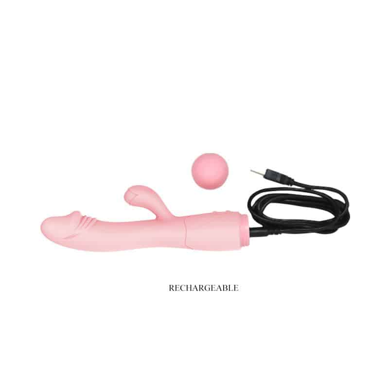 Prettylove - Vibrador Snappy Recargable Color Natural - Image 7