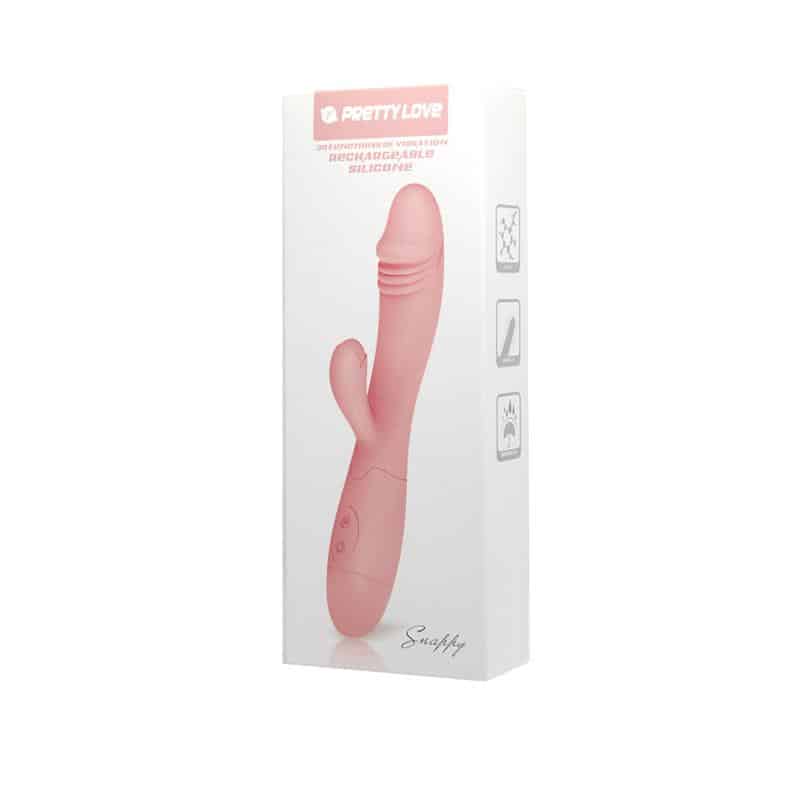 Prettylove - Vibrador Snappy Recargable Color Natural - Image 9