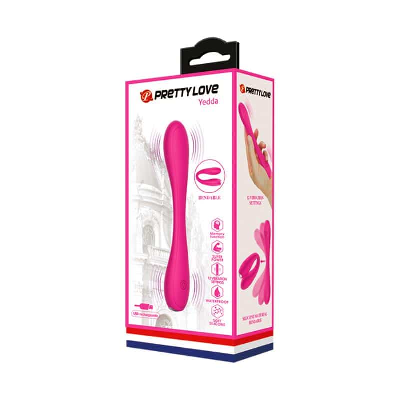 Prettylove - Yedda Vibrador con Esqueleto Punto G Rosa - Image 11