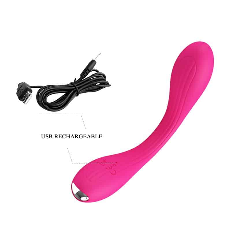 Prettylove - Yedda Vibrador con Esqueleto Punto G Rosa - Image 10